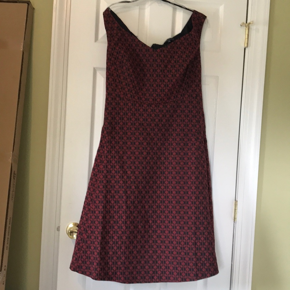 New black and red dress
